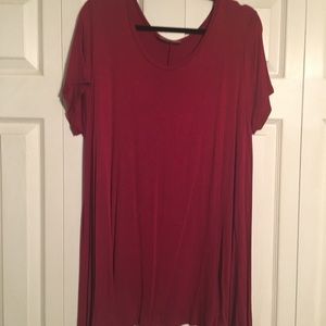 Short sleeve tunic top